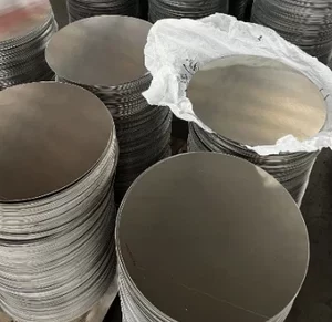 triple-clad induction cookware discs, 3-ply stainless steel aluminum composite